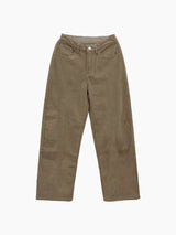 Down Lining Corduroy Wide Pants