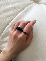 Pebble bold ring set