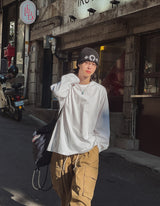 ウォントスリットオーバーフィット長袖T👚