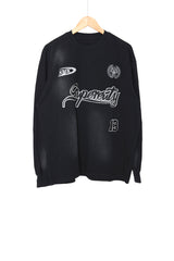 スプレーパッチ長袖Tシャツ