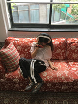 レース オフショルダー ティー