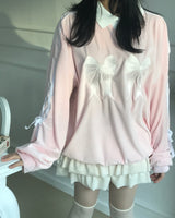 kitsch velvet ribbon t-shirt