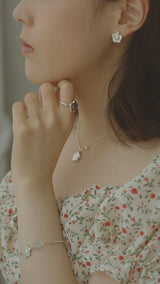 【MADE】 Bubble daisy earring