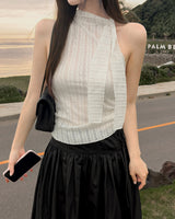 Veldre halter‑neck sleeveless