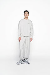 25SS PIGMENT BASIC LOGO JOGGER PANTS LIGHT GREY