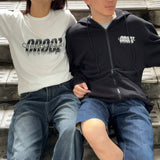 Collaboration Over Size T-shirt WHITE | Creepy Nuts × CROOZ