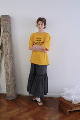 Glass t-shirt_mustard