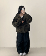 Lead Knee Pin Tuck Hem String Wide Pants