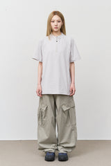 ラザージッパーTシャツ