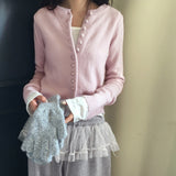  Foan bean button knit cardigan