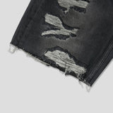 Tizzy Damage Black Denim Half Pants