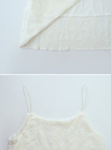 #Diamond Flower Embroidery Sleeveless Long Dress (3color)