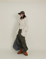 Featheryan Rouge Long Angora Cardigan