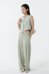 EDGE LOOP PANTS_MINT