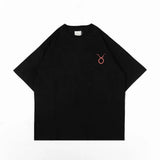 PEANUT STAIN - トーラス ゾディアック ブラック オーバーサイズド Tシャツ