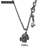Star mushroom necklace (2type)