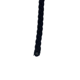 long plait keyring (black)