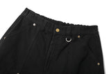 Artwork Carpenter Long Balloon Pants (Black)