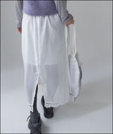 Mirr see through long skirt