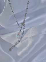 crystal mood necklace