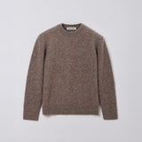 ALPACA SHAGGY KNIT MOCHA