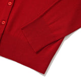 KIRSH PLAIN SOFT TOUCH CARDIGAN [RED]