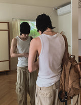 Leaders Rib Loose Fit Sleeveless
