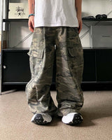 PT military cargo denim pants