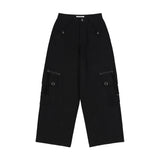 CROSS POCKET CARGO PANTS (BLACK) F25ZD976