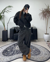 Dust leopard pants