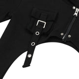 ROVENT METAL LOGO BOLERO HOOD ZIP-UP (2Color)