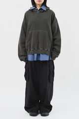 Det Washed Cropped Hoodie (4color)