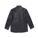 LC Epeel Two Burton Black Leather Blazer