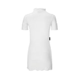 EVE HALF NECK DRESS-IVORY