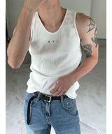 [S/S] Stud golgi sleeveless(2color)