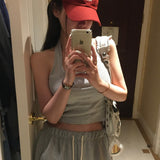 [Bellide made/Short, Long] バイダンガラホルターネック