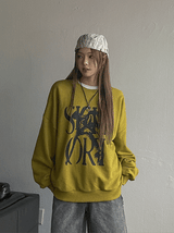 Dipeullin プリンティドスウェットシャツ