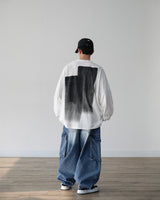 PAINTオーバーサイズフィットロングスリーブTシャツ