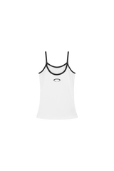 HORIZON RING SLEEVELESS [WHITE / BLACK]