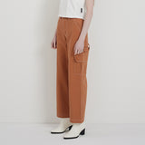 CAMEL COLOR CARGO PANTS