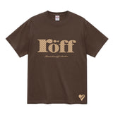 RÖFF TYPE PLAY DOT T-SHIRT [CHOCO CRUNCH]