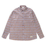 RABBIT LABEL CHECK SHIRTS (BROWN)