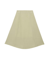 linen flare skirt
