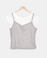 Blem Off-Shoulder Short Sleeve T-Shirt