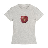 チェリーアップルグラフィックスリムTシャツ