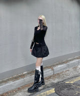 Floral Lace Shirt (2colors)