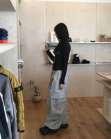 String flap cargo pants