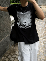 ブラリーレタリング半袖Tシャツ