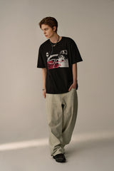 レトロカーロゴTシャツ