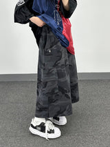 camo cotton skirt pants